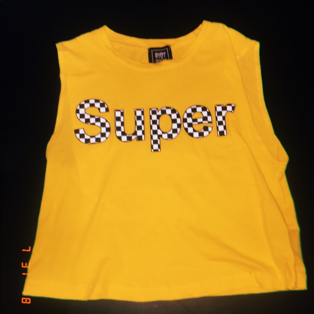 Yellow Cropped Top 🌼